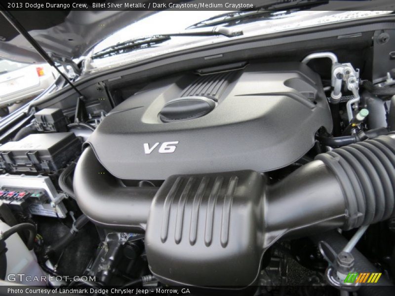 Billet Silver Metallic / Dark Graystone/Medium Graystone 2013 Dodge Durango Crew