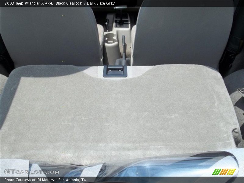 Black Clearcoat / Dark Slate Gray 2003 Jeep Wrangler X 4x4