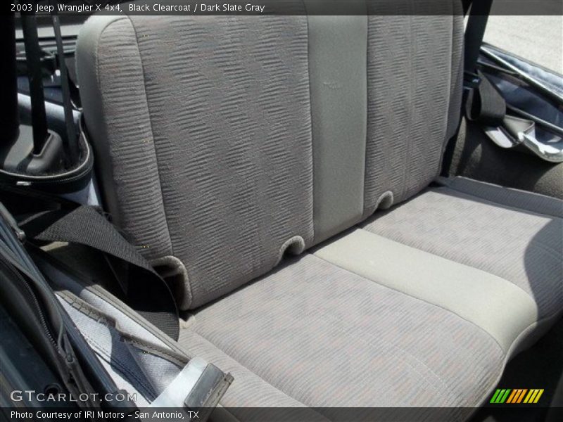 Black Clearcoat / Dark Slate Gray 2003 Jeep Wrangler X 4x4