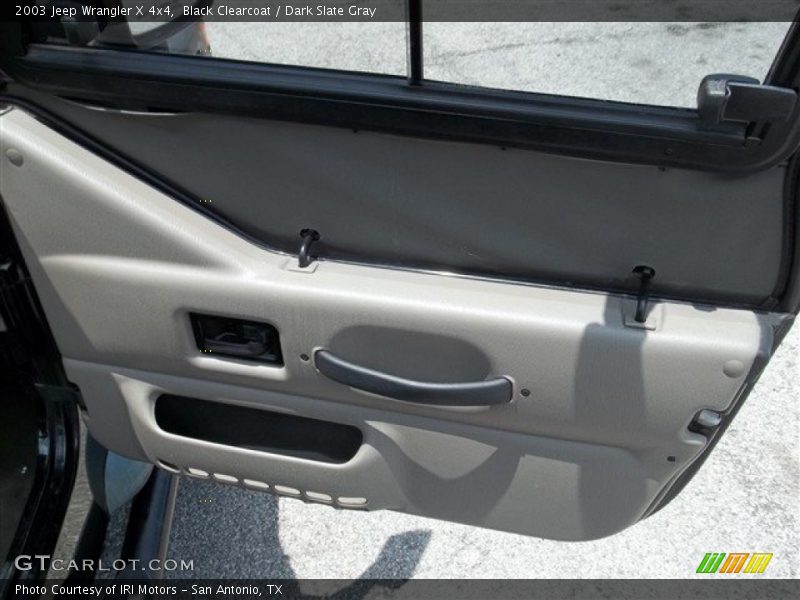 Black Clearcoat / Dark Slate Gray 2003 Jeep Wrangler X 4x4