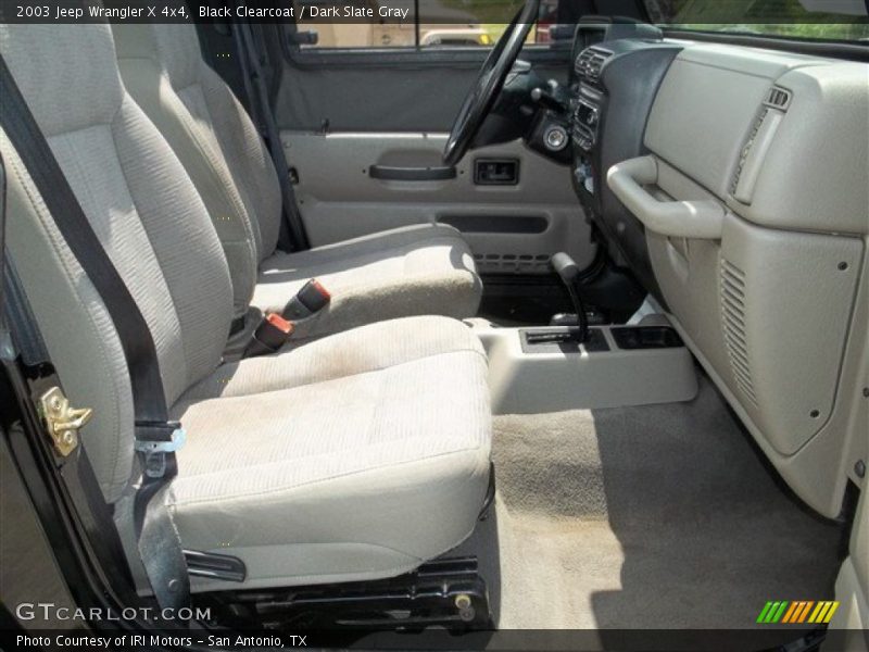 Black Clearcoat / Dark Slate Gray 2003 Jeep Wrangler X 4x4