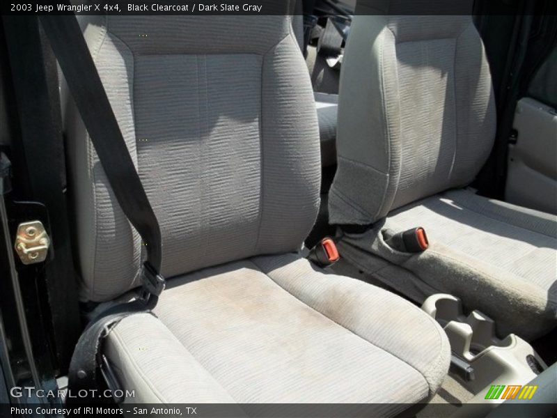 Black Clearcoat / Dark Slate Gray 2003 Jeep Wrangler X 4x4