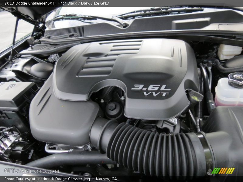 Pitch Black / Dark Slate Gray 2013 Dodge Challenger SXT