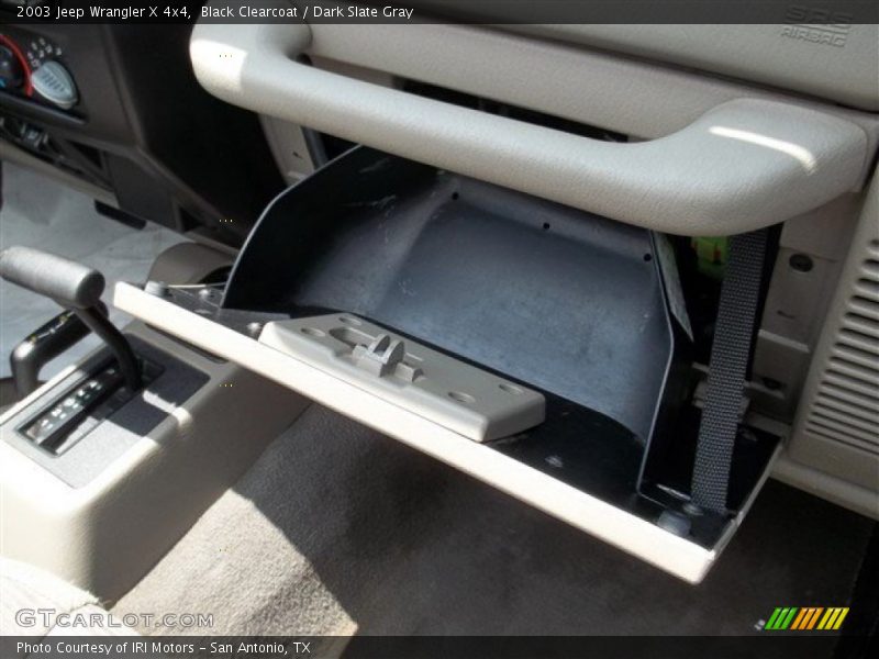 Black Clearcoat / Dark Slate Gray 2003 Jeep Wrangler X 4x4