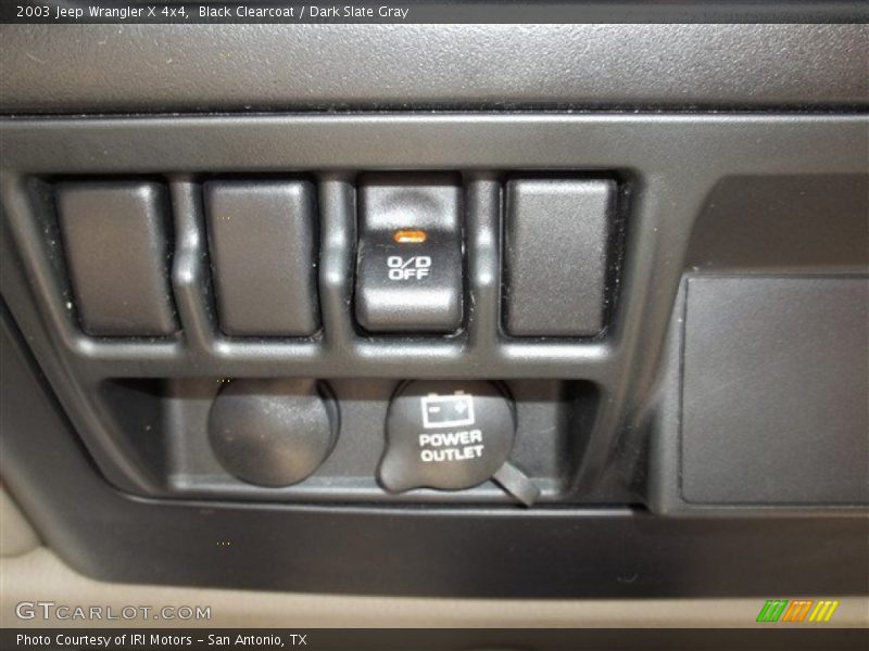 Black Clearcoat / Dark Slate Gray 2003 Jeep Wrangler X 4x4