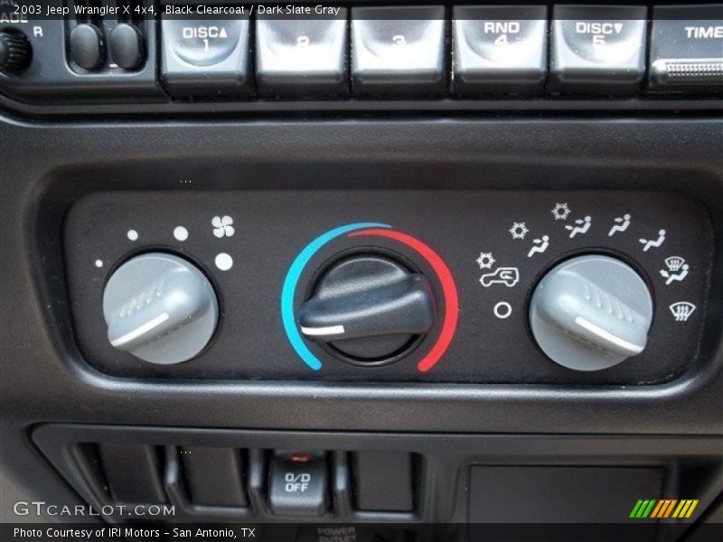 Black Clearcoat / Dark Slate Gray 2003 Jeep Wrangler X 4x4