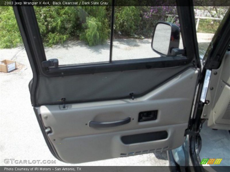 Black Clearcoat / Dark Slate Gray 2003 Jeep Wrangler X 4x4