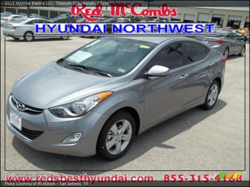 Titanium Gray Metallic / Gray 2013 Hyundai Elantra GLS