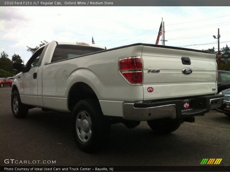 Oxford White / Medium Stone 2010 Ford F150 XLT Regular Cab