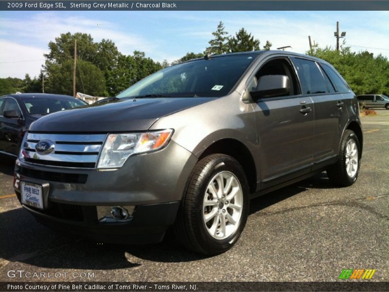 Sterling Grey Metallic / Charcoal Black 2009 Ford Edge SEL