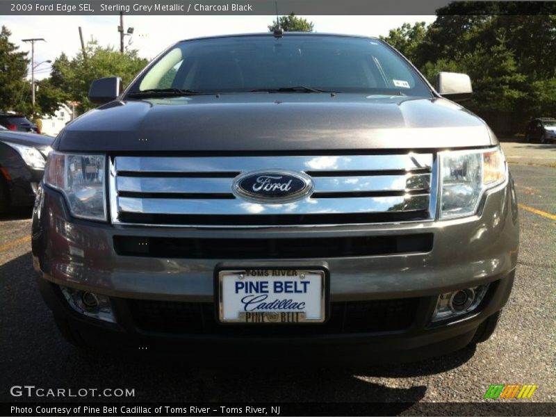 Sterling Grey Metallic / Charcoal Black 2009 Ford Edge SEL