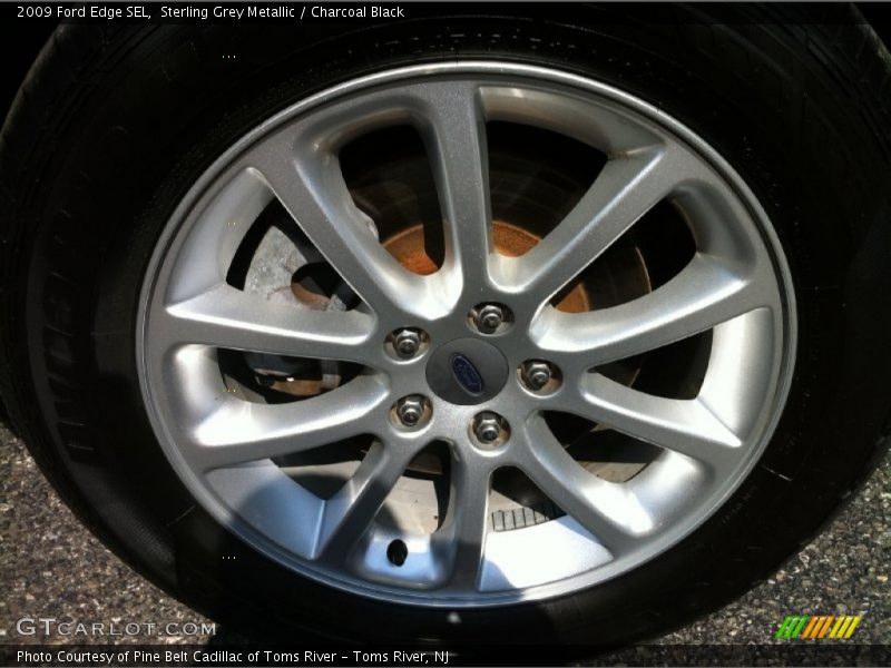Sterling Grey Metallic / Charcoal Black 2009 Ford Edge SEL