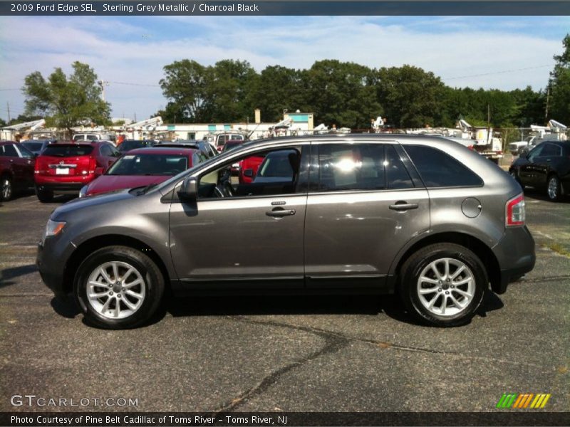 Sterling Grey Metallic / Charcoal Black 2009 Ford Edge SEL