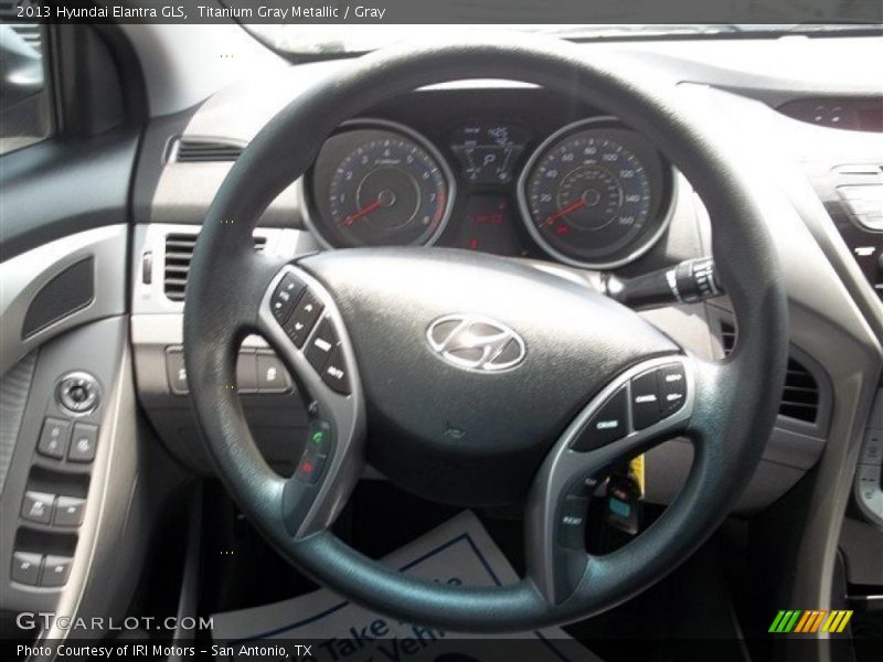 Titanium Gray Metallic / Gray 2013 Hyundai Elantra GLS