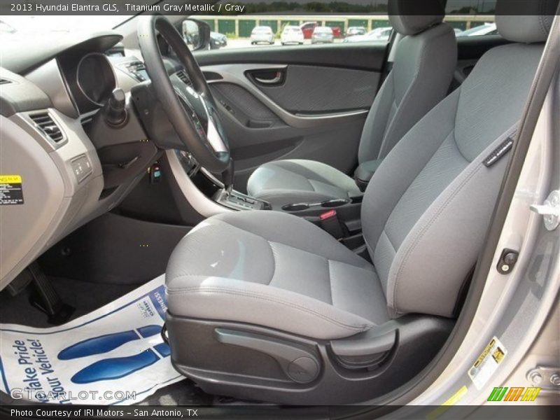 Titanium Gray Metallic / Gray 2013 Hyundai Elantra GLS