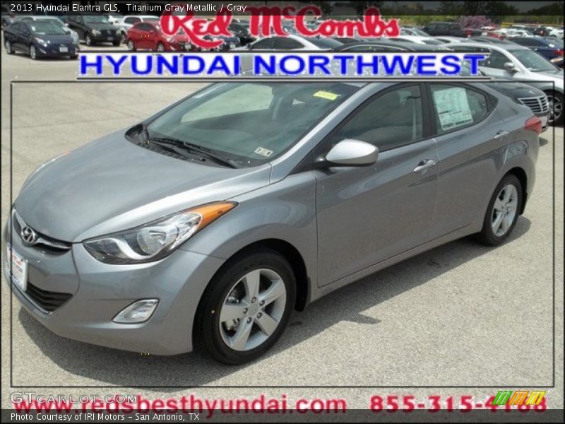 Titanium Gray Metallic / Gray 2013 Hyundai Elantra GLS