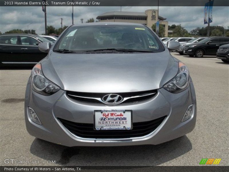 Titanium Gray Metallic / Gray 2013 Hyundai Elantra GLS