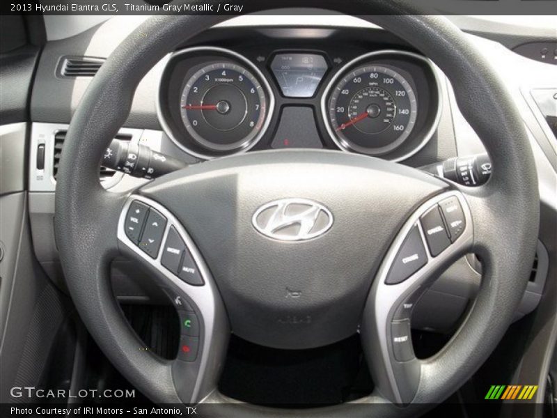 Titanium Gray Metallic / Gray 2013 Hyundai Elantra GLS