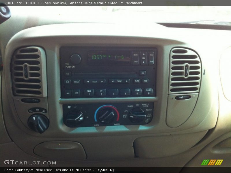 Arizona Beige Metallic / Medium Parchment 2001 Ford F150 XLT SuperCrew 4x4