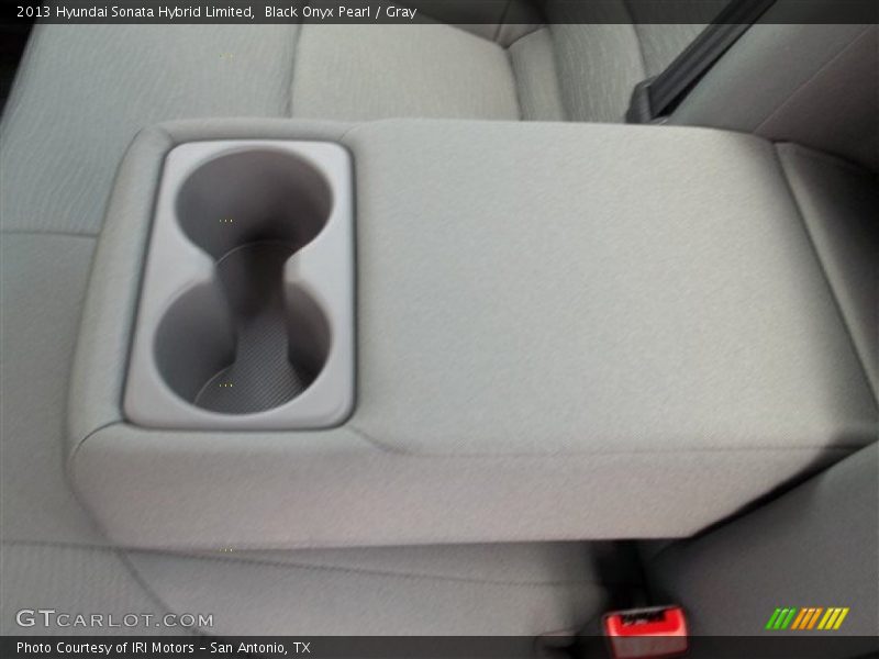 Black Onyx Pearl / Gray 2013 Hyundai Sonata Hybrid Limited