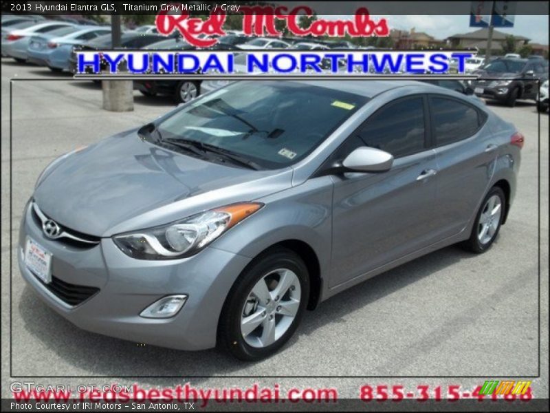 Titanium Gray Metallic / Gray 2013 Hyundai Elantra GLS