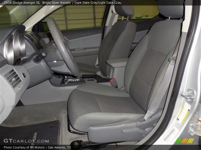Bright Silver Metallic / Dark Slate Gray/Light Slate Gray 2008 Dodge Avenger SE