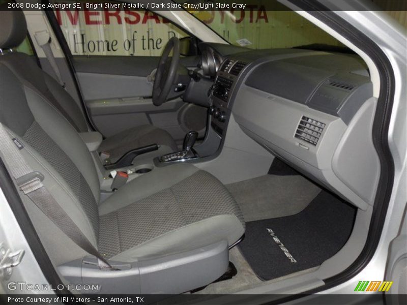 Bright Silver Metallic / Dark Slate Gray/Light Slate Gray 2008 Dodge Avenger SE