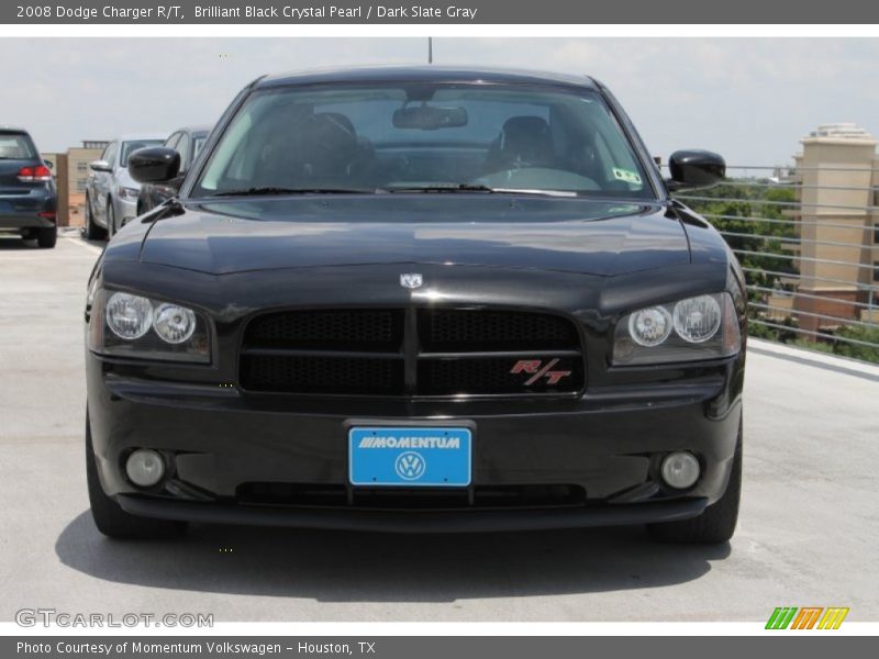 Brilliant Black Crystal Pearl / Dark Slate Gray 2008 Dodge Charger R/T