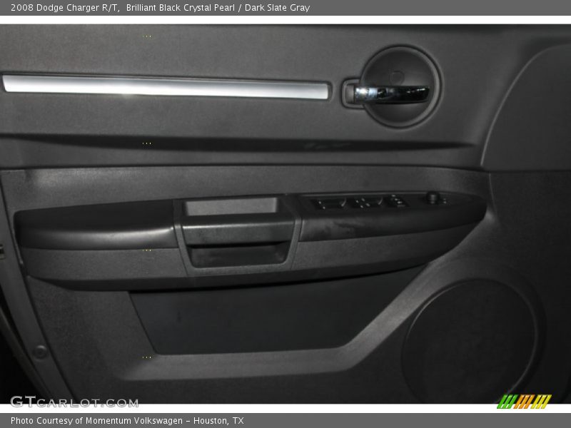 Brilliant Black Crystal Pearl / Dark Slate Gray 2008 Dodge Charger R/T