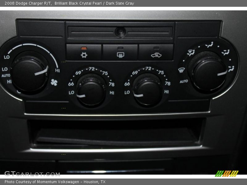 Brilliant Black Crystal Pearl / Dark Slate Gray 2008 Dodge Charger R/T