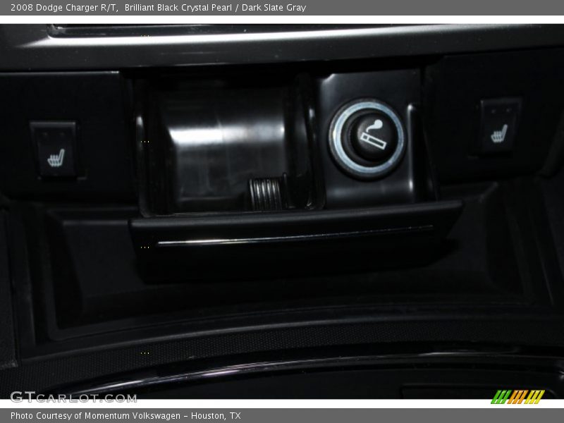 Brilliant Black Crystal Pearl / Dark Slate Gray 2008 Dodge Charger R/T