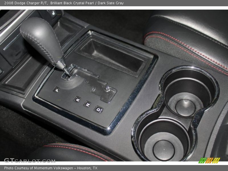 Brilliant Black Crystal Pearl / Dark Slate Gray 2008 Dodge Charger R/T