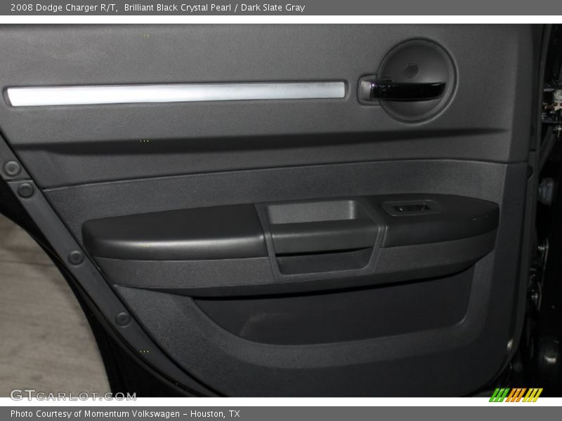 Brilliant Black Crystal Pearl / Dark Slate Gray 2008 Dodge Charger R/T