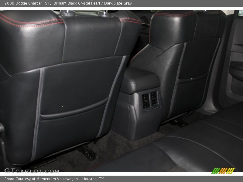 Brilliant Black Crystal Pearl / Dark Slate Gray 2008 Dodge Charger R/T