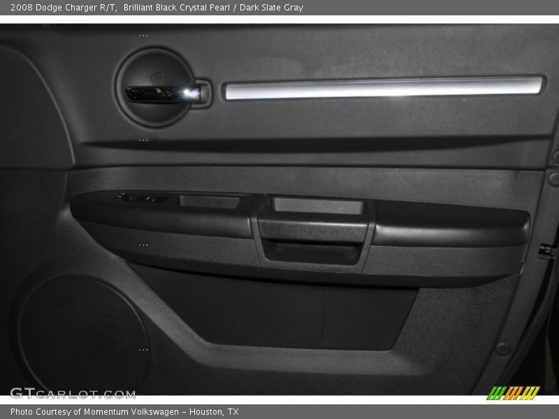 Brilliant Black Crystal Pearl / Dark Slate Gray 2008 Dodge Charger R/T