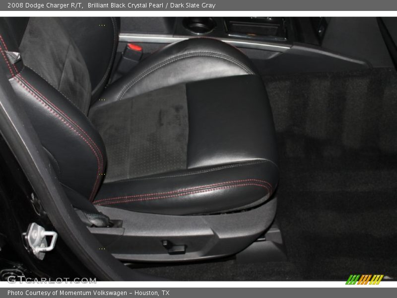 Brilliant Black Crystal Pearl / Dark Slate Gray 2008 Dodge Charger R/T