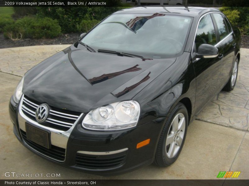 Black Uni / Anthracite 2009 Volkswagen Jetta SE Sedan