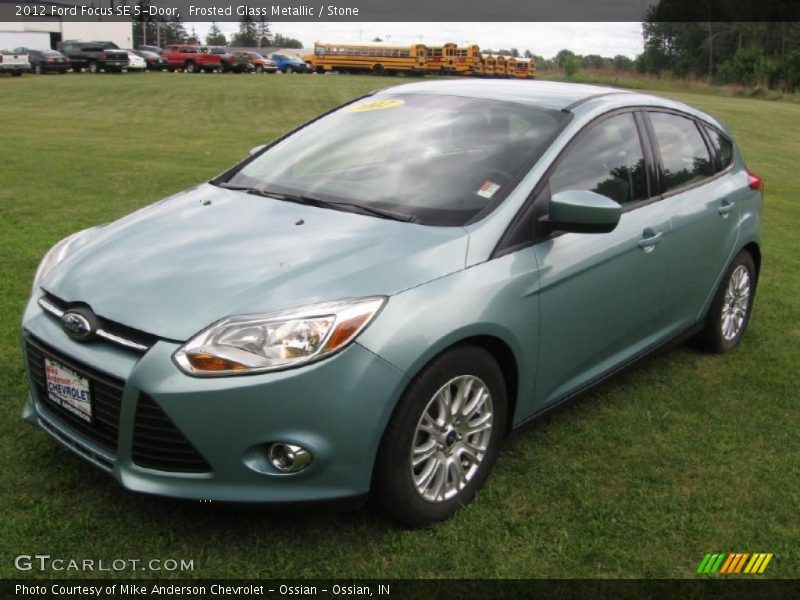Frosted Glass Metallic / Stone 2012 Ford Focus SE 5-Door