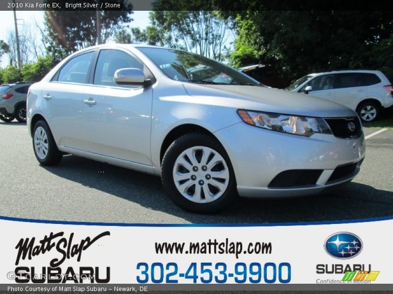 Bright Silver / Stone 2010 Kia Forte EX