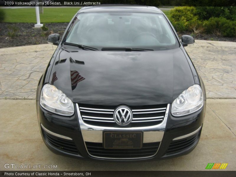 Black Uni / Anthracite 2009 Volkswagen Jetta SE Sedan
