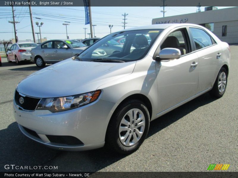 Bright Silver / Stone 2010 Kia Forte EX