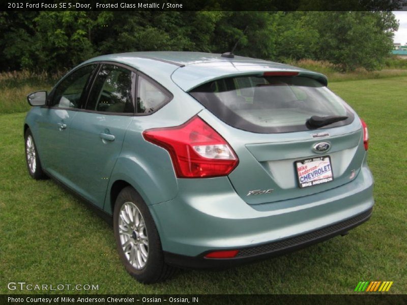 Frosted Glass Metallic / Stone 2012 Ford Focus SE 5-Door