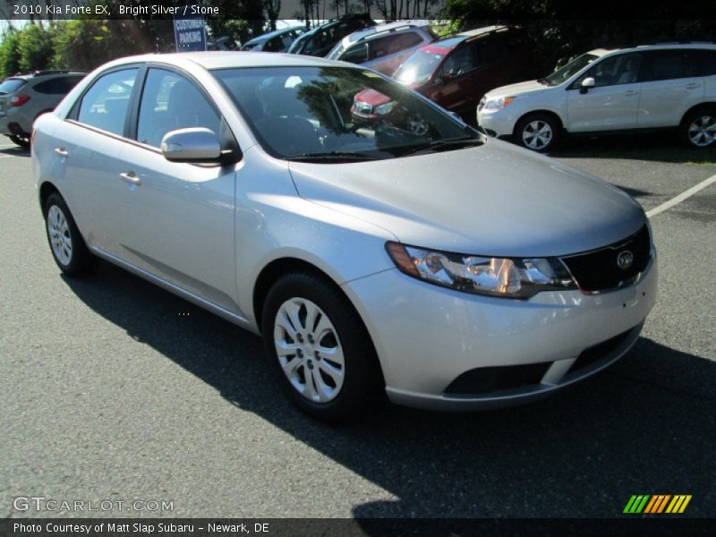 Bright Silver / Stone 2010 Kia Forte EX