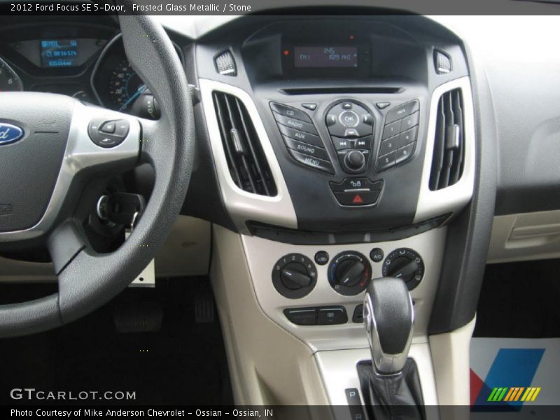 Frosted Glass Metallic / Stone 2012 Ford Focus SE 5-Door