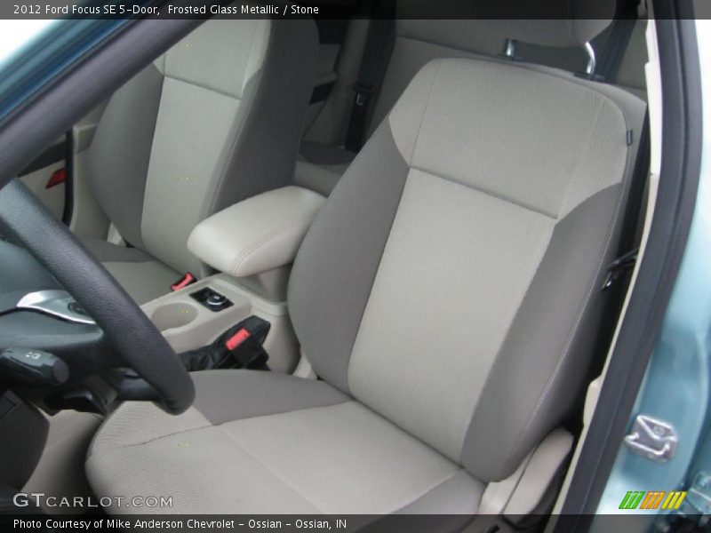 Frosted Glass Metallic / Stone 2012 Ford Focus SE 5-Door