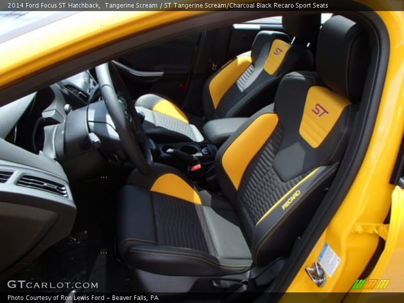 Front Seat of 2014 Focus ST Hatchback