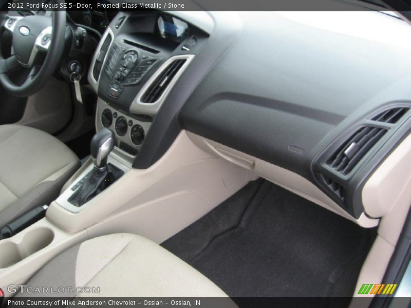 Frosted Glass Metallic / Stone 2012 Ford Focus SE 5-Door