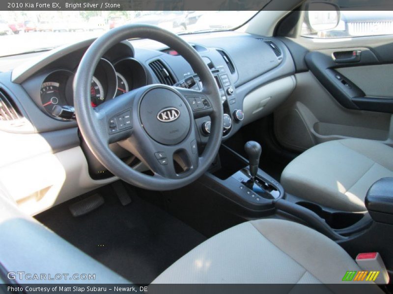 Bright Silver / Stone 2010 Kia Forte EX