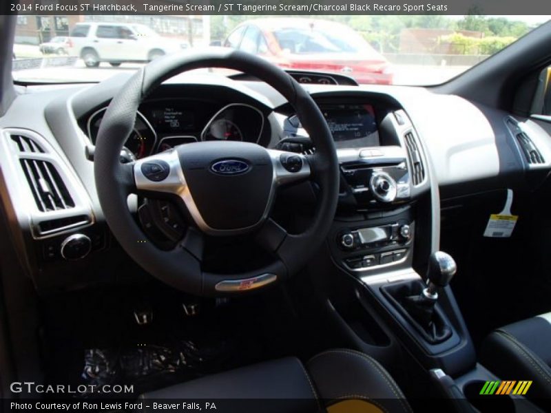 Dashboard of 2014 Focus ST Hatchback