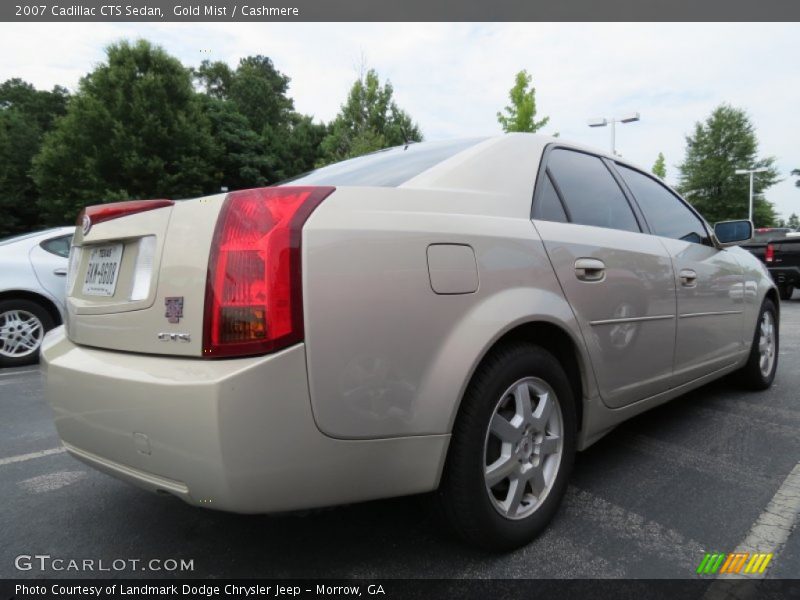 Gold Mist / Cashmere 2007 Cadillac CTS Sedan